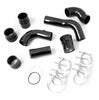 Image of Rudy's Black Aluminum Hot & Cold Side Intercooler Pipe & Boot Upgrade Kit For 11-16 6.7 Powerstroke