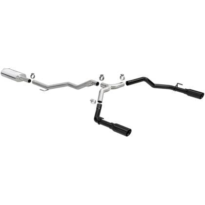 Image of MagnaFlow Street Series Cat-Back Black Dual Exit Exhaust For 2020 Jeep Gladiator JT