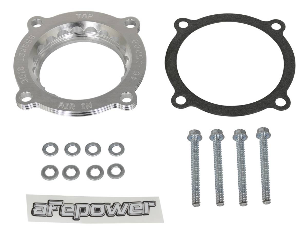 Image of aFe Power Silver Bullet Throttle Body Spacer For 18-20 Jeep Wrangler JL & Gladiator JT