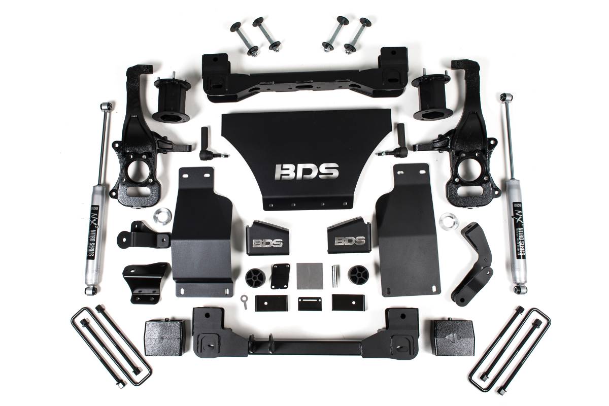 Image of BDS 6" Lift Kit With NX2 Shocks For 19-20 Chevy/GMC 1500 4WD Silverado & Sierra