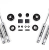 Image of BDS 2" Coil Spacer Kit With NX2 Shocks For 07-18 Jeep Wrangler JK 2 & 4 Door 4WD - Standard Or Rubicon