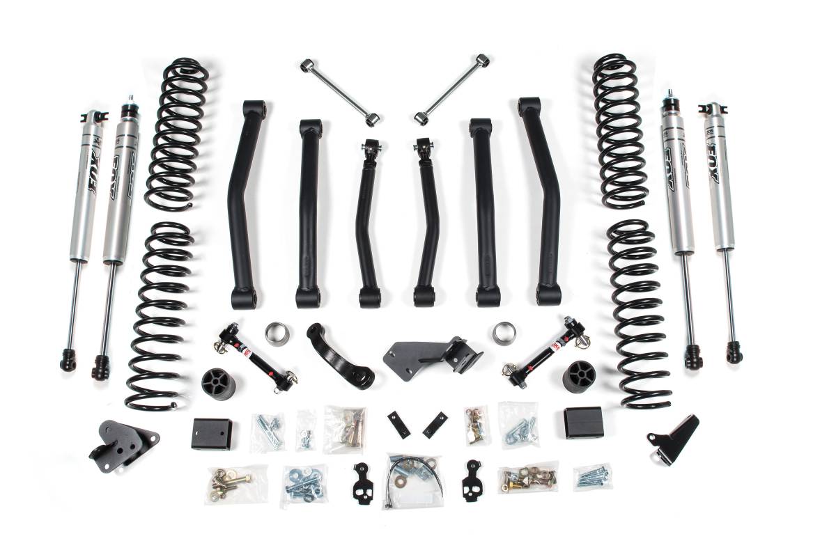 Image of BDS 4" Lift Kit With NX2 Shocks For 12-17 Jeep Wrangler JK 2 Door 4WD - Standard Or Rubicon