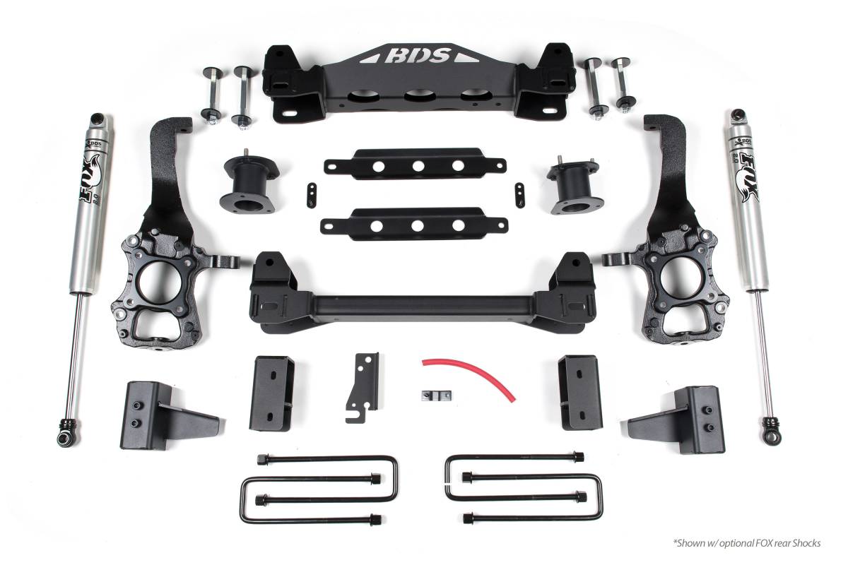 Image of BDS 4" Lift Kit & NX2 Shocks For 15-20 Ford F-150 2WD