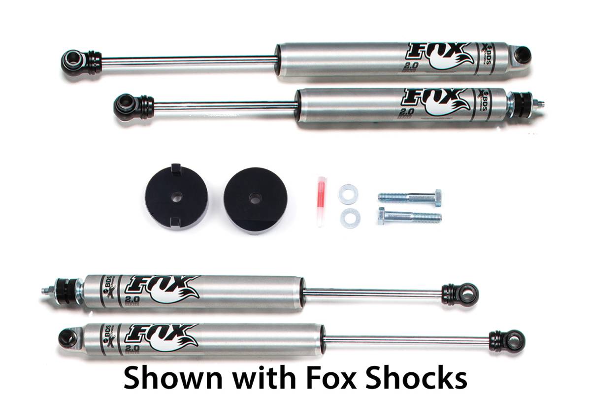 Image of BDS 1" Leveling Kit With Fox 2.0 Series Shocks For 17-19 Ford F-250 & F-350