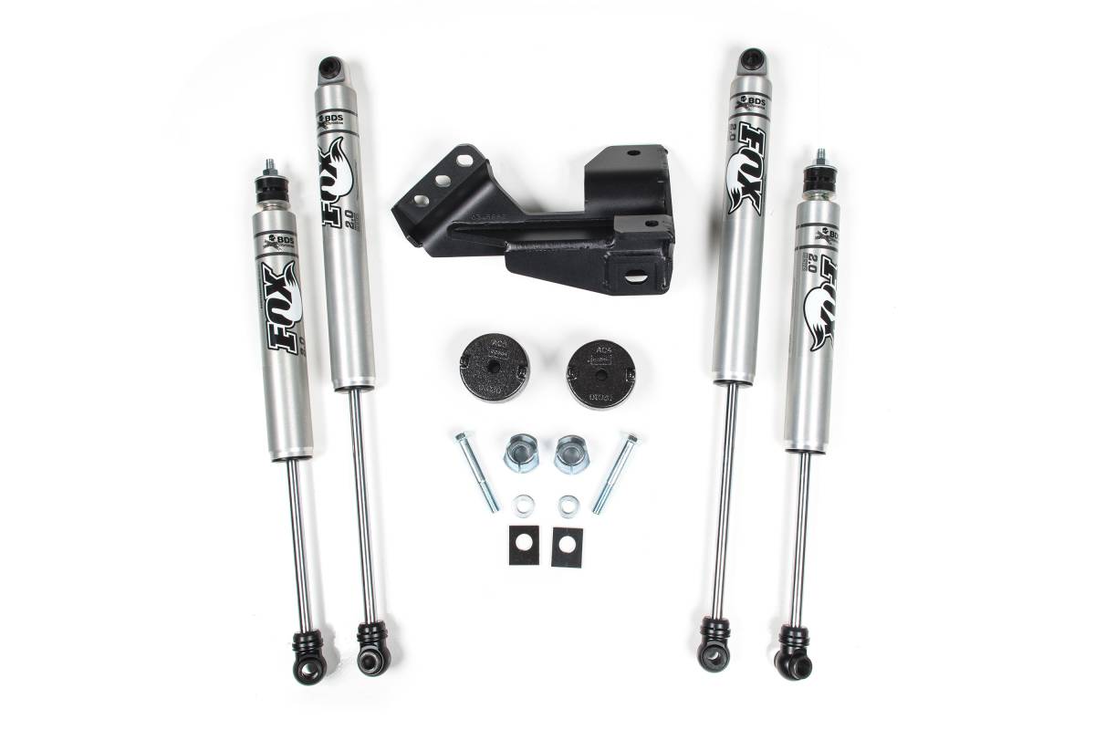 Image of BDS 2" Leveling Kit With Fox 2.0 Series Shocks For 17-19 Ford F-250 & F-350