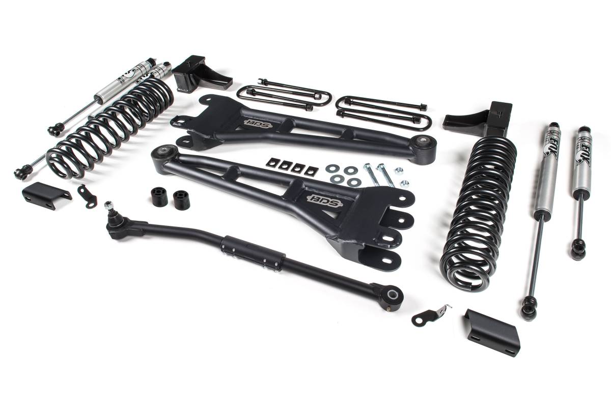 Image of BDS 2.5" Radius Arm Lift Kit With Fox 2.0 Series Shocks For 17-19 Ford F-250 & F-350