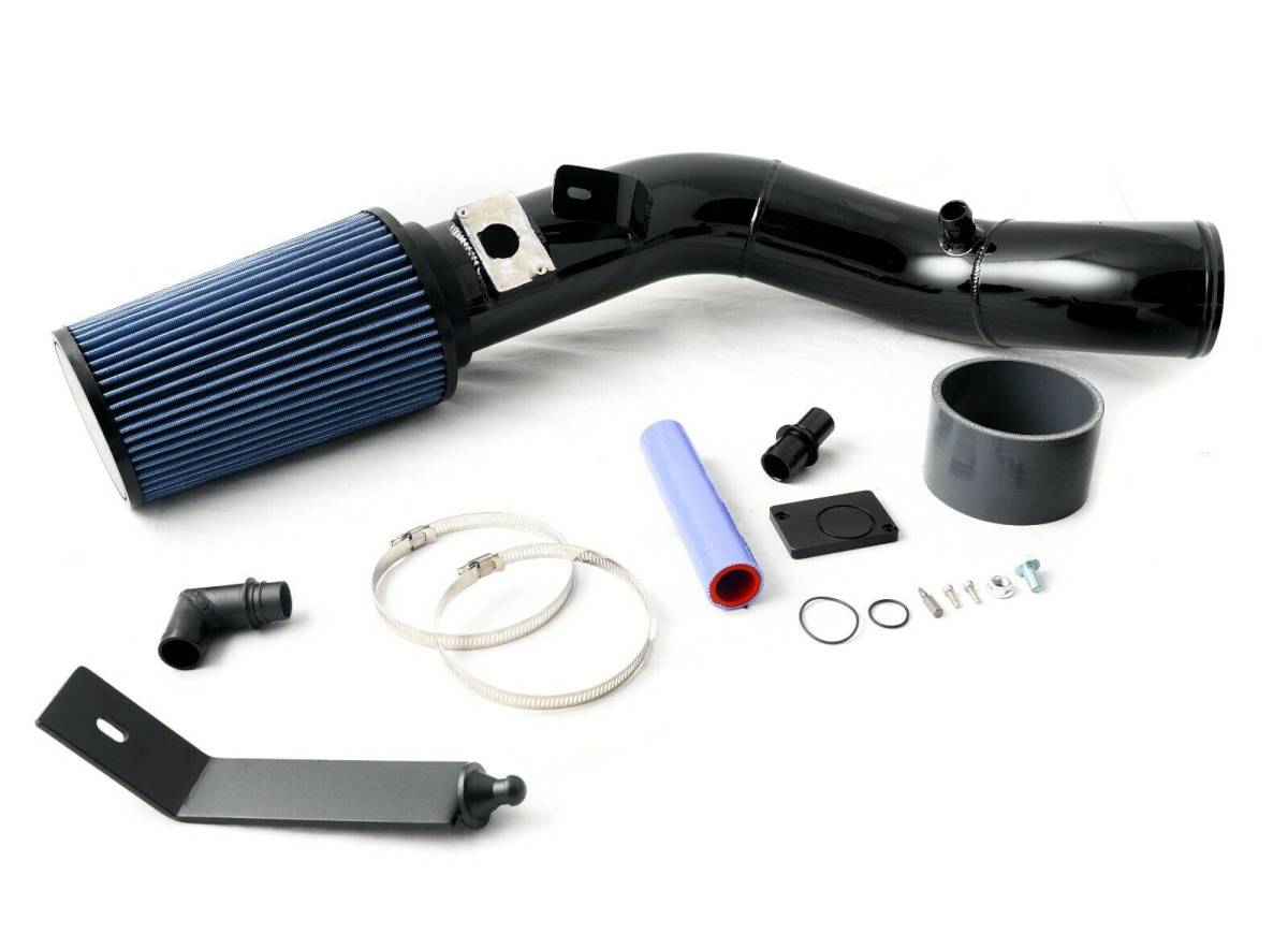 Image of Rudy's Black Cold Air Intake Kit w/ Oiled Filter For 03-07 6.0 Powerstroke
