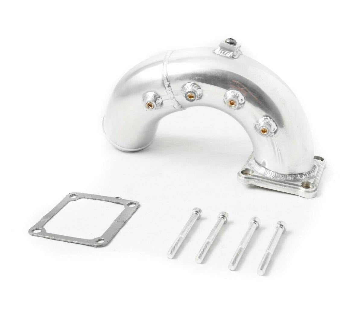 Image of Rudy's Polished High Flow Intake Elbow Tube For 98.5-02 5.9 Cummins