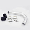 Image of Rudy's Polished Aluminum Cold Side Intercooler Pipe & Boot Kit For 08-10 6.4 Powerstroke