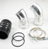 Image of Rudy's Polished Aluminum Cold Side Intercooler Pipe & Boot Kit For 06-10 6.6 Duramax