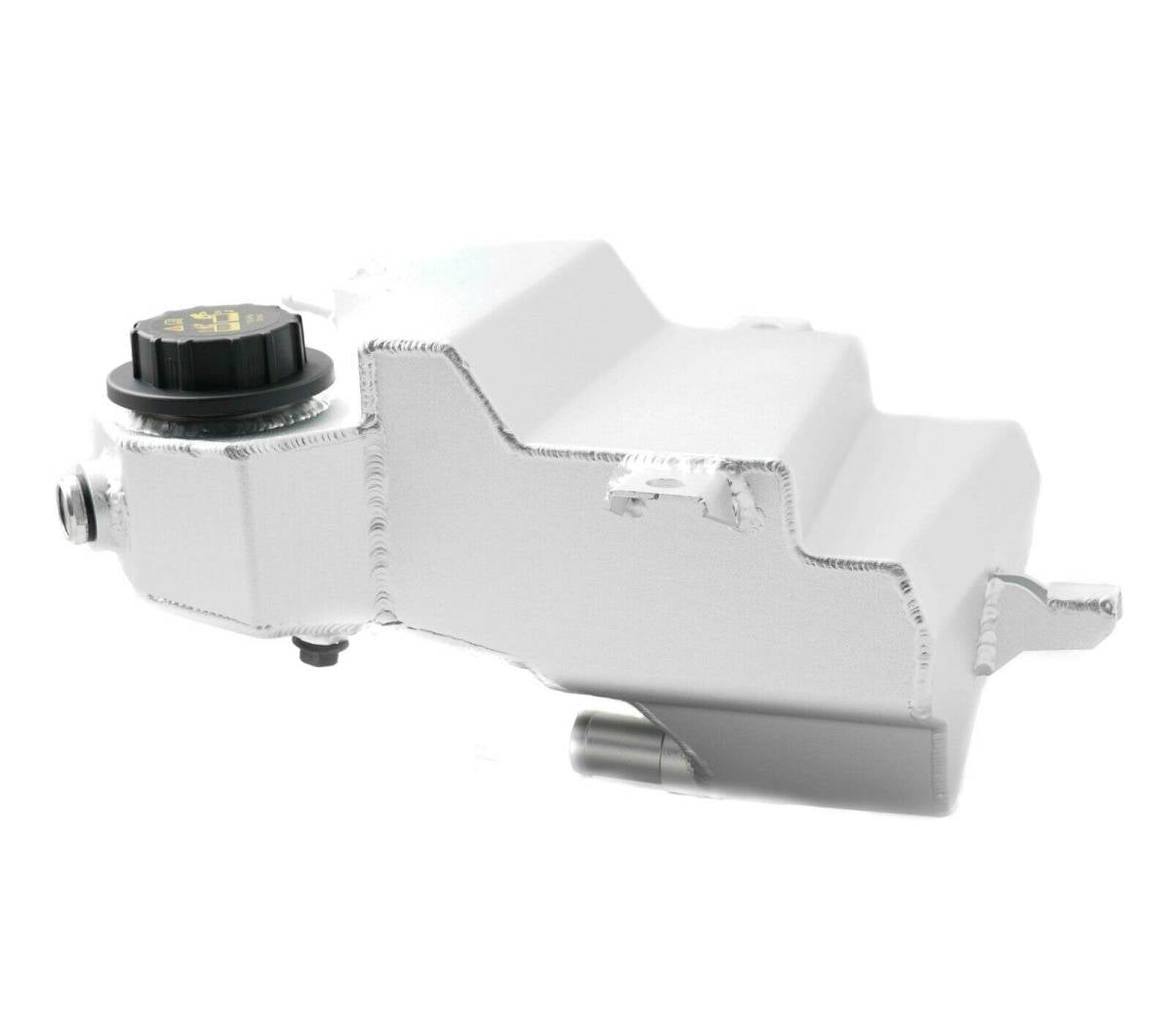 Image of Rudy's Silver Aluminum Coolant Reservoir / Degas Bottle For 03-07 6.0 Powerstroke