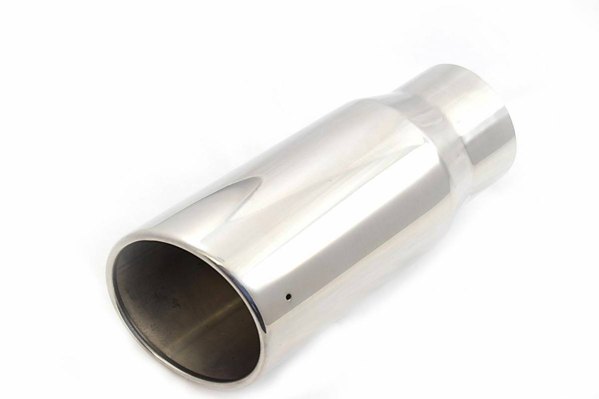 Image of Rudy's 4x5x12 Polished Stainless Steel Bolt-On Exhaust Tip
