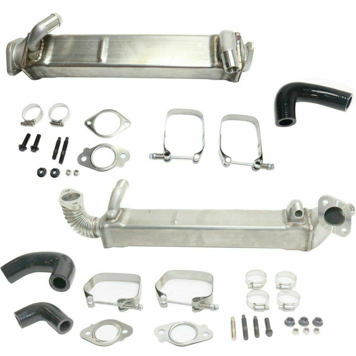 Image of Rudy's Heavy Duty Vertical & Horizontal EGR Cooler Kit For 08-10 6.4 Powerstroke