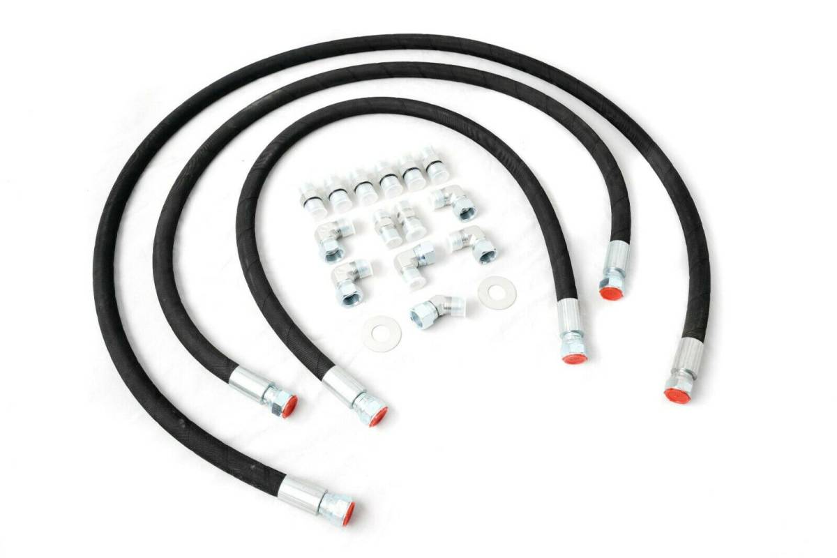 Image of Rudy's Upgraded Heavy Duty 5/8" 1200 PSIB Allison Transmission Cooler Lines & Adapters For 01-10 6.6 Duramax