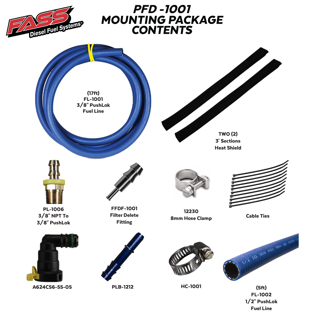 Image of FASS Fuel Filter Delete For 11-19 6.7L Powerstroke