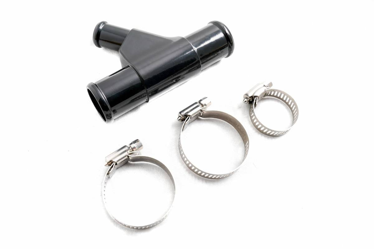 Image of GXP Black Weldless Coolant Y-Pipe For 03-07 6.0L Powerstroke