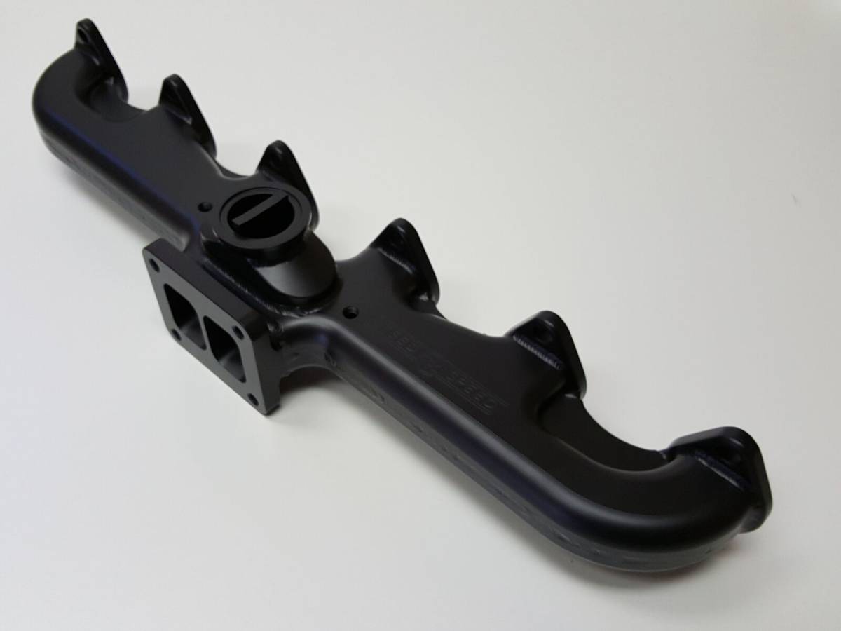 Image of Steed Speed T4 Straight Competition Manifold With Wastegate For 98.5-02 5.9L Cummins