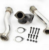 Image of Rudy's Polished Replacement Turbocharger Up Pipe Kit For 99.5-03 7.3 Powerstroke