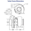 Image of BorgWarner S300SX3 (S366/73/.91) Universal Turbo