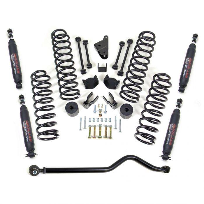 Image of ReadyLift 4" Coil Spring Lift Kit With Adjustable Track Bar & SST3000 Shocks For 07-18 Jeep Wrangler JK