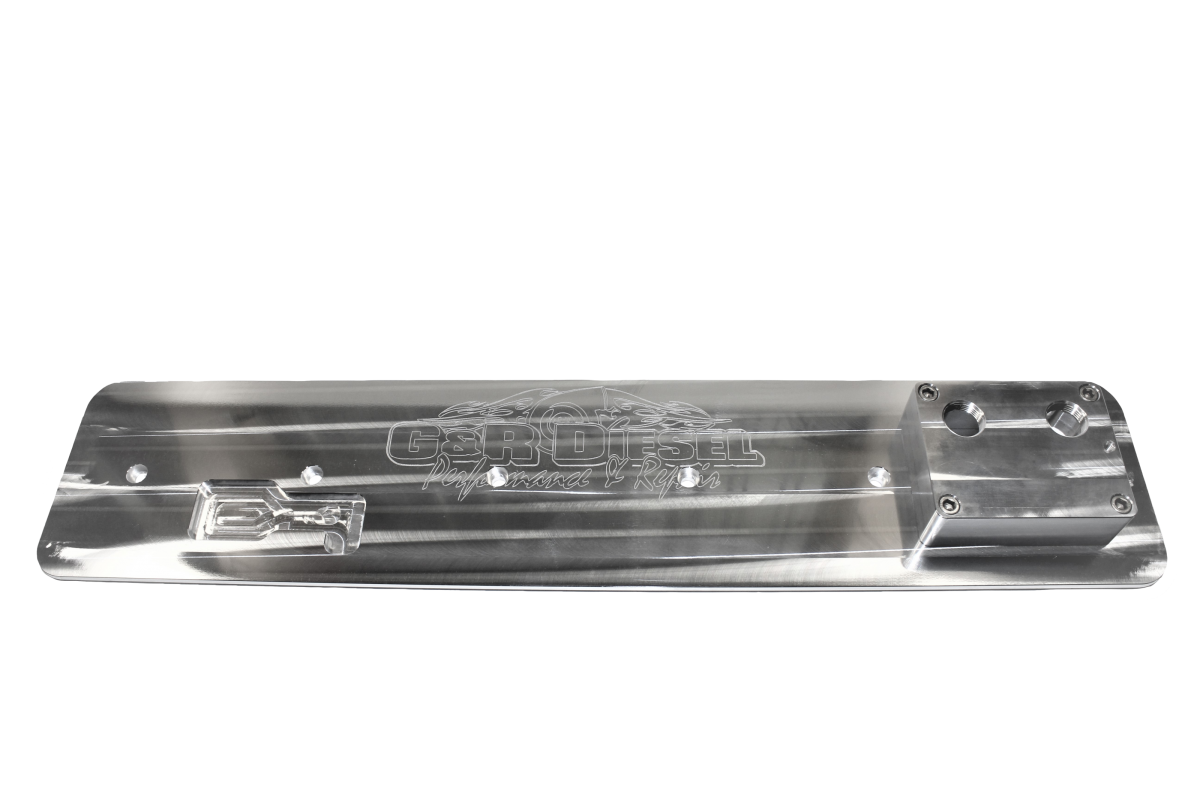 Image of G&R Diesel Billet Aluminum Tappet Cover With Oil Separator For 98-02 5.9L Cummins