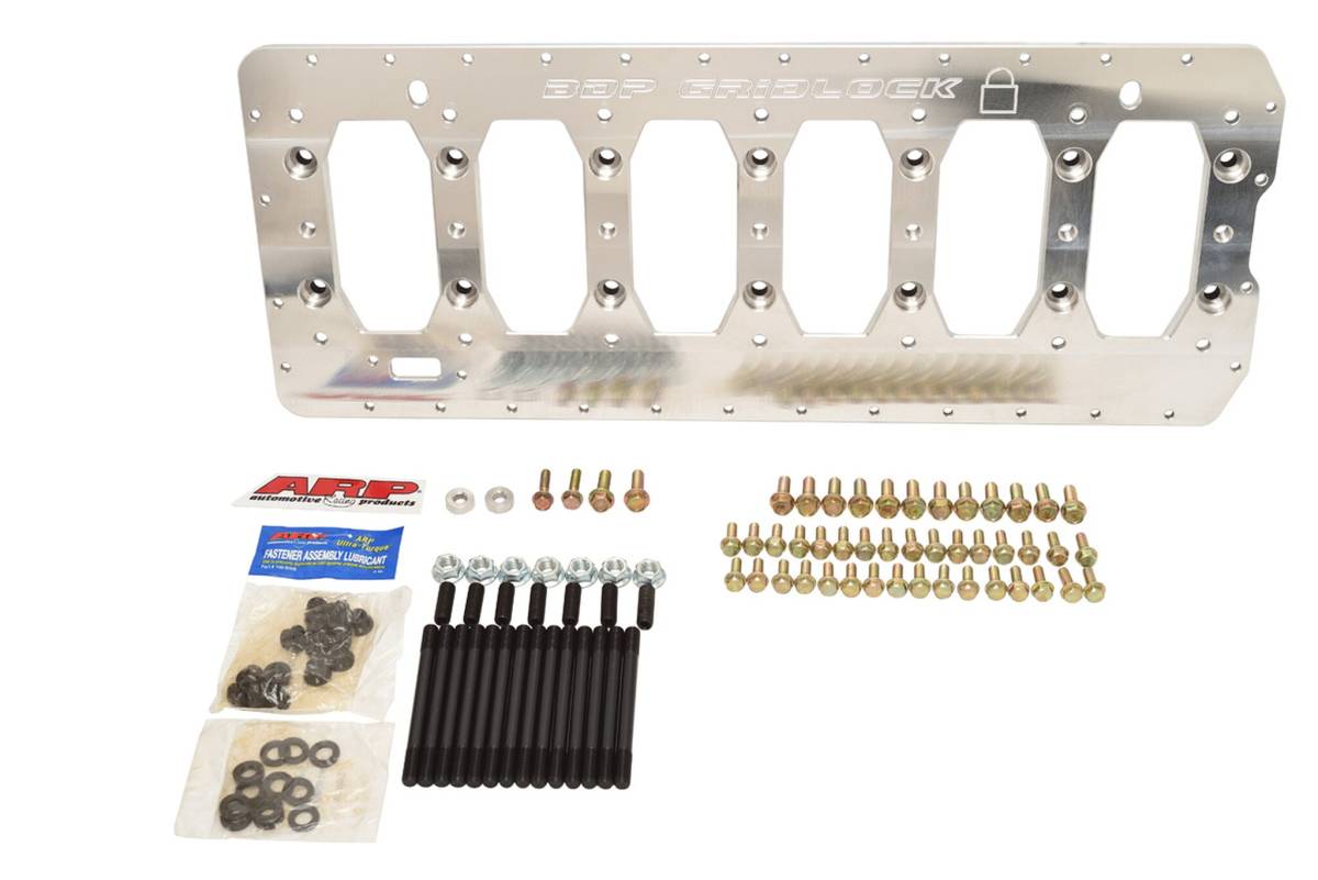 Image of Bean Machine Billet Aluminum Gridlock Girdle With Hardware & ARP Studs For 03-18 5.9L & 6.7L Cummins