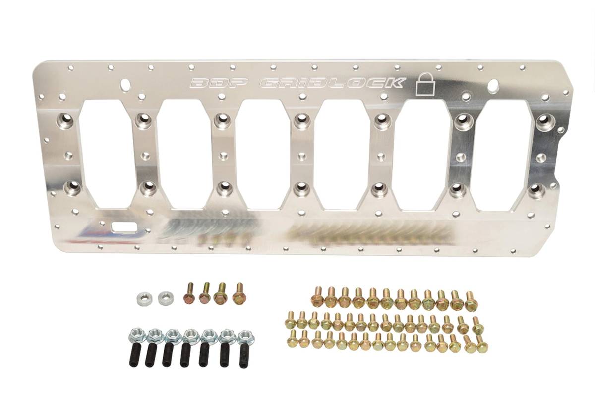 Image of Bean Machine Billet Aluminum Gridlock Girdle With Hardware For 03-18 5.9L & 6.7L Cummins