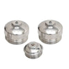 Image of Bean Machine Billet Aluminum Upper Fuel Filter Cap, Lower Fuel Filter Cap, & Oil Filter Cap For 03-07 6.0L Powerstroke