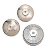 Image of Bean Machine Billet Aluminum Upper Fuel Filter Cap, Lower Fuel Filter Cap & Oil Filter Cap For 08-10 6.4L Powerstroke