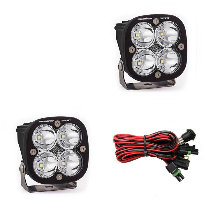 Image of Baja Designs Squadron Sport With Spot Beam LED Light - Pair