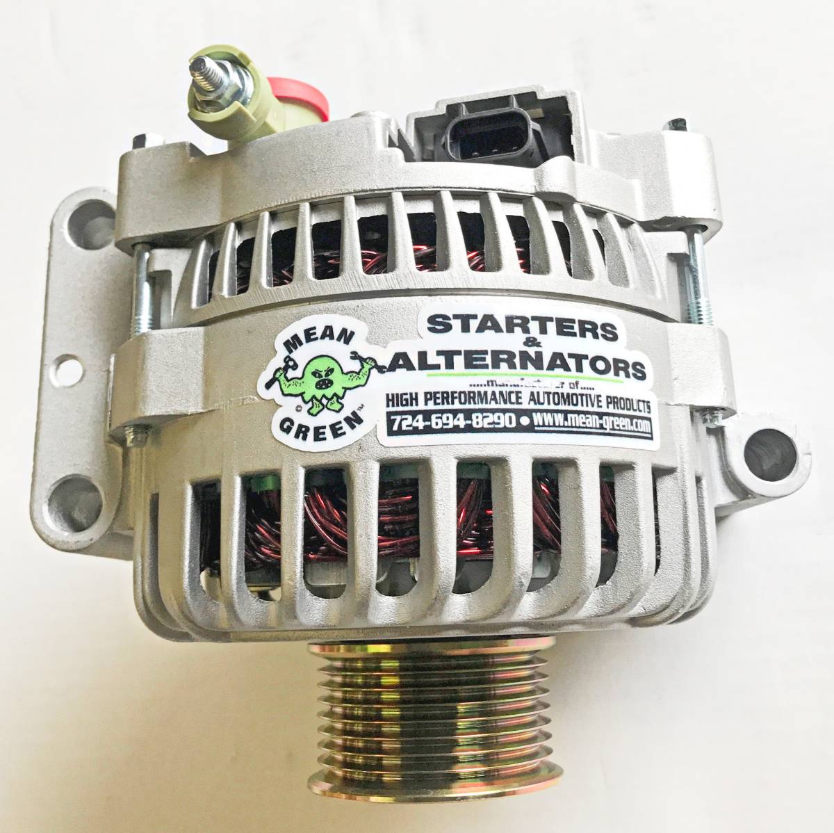 Image of Mean Green High Output Alternator For 03-05 6.0L Powerstroke