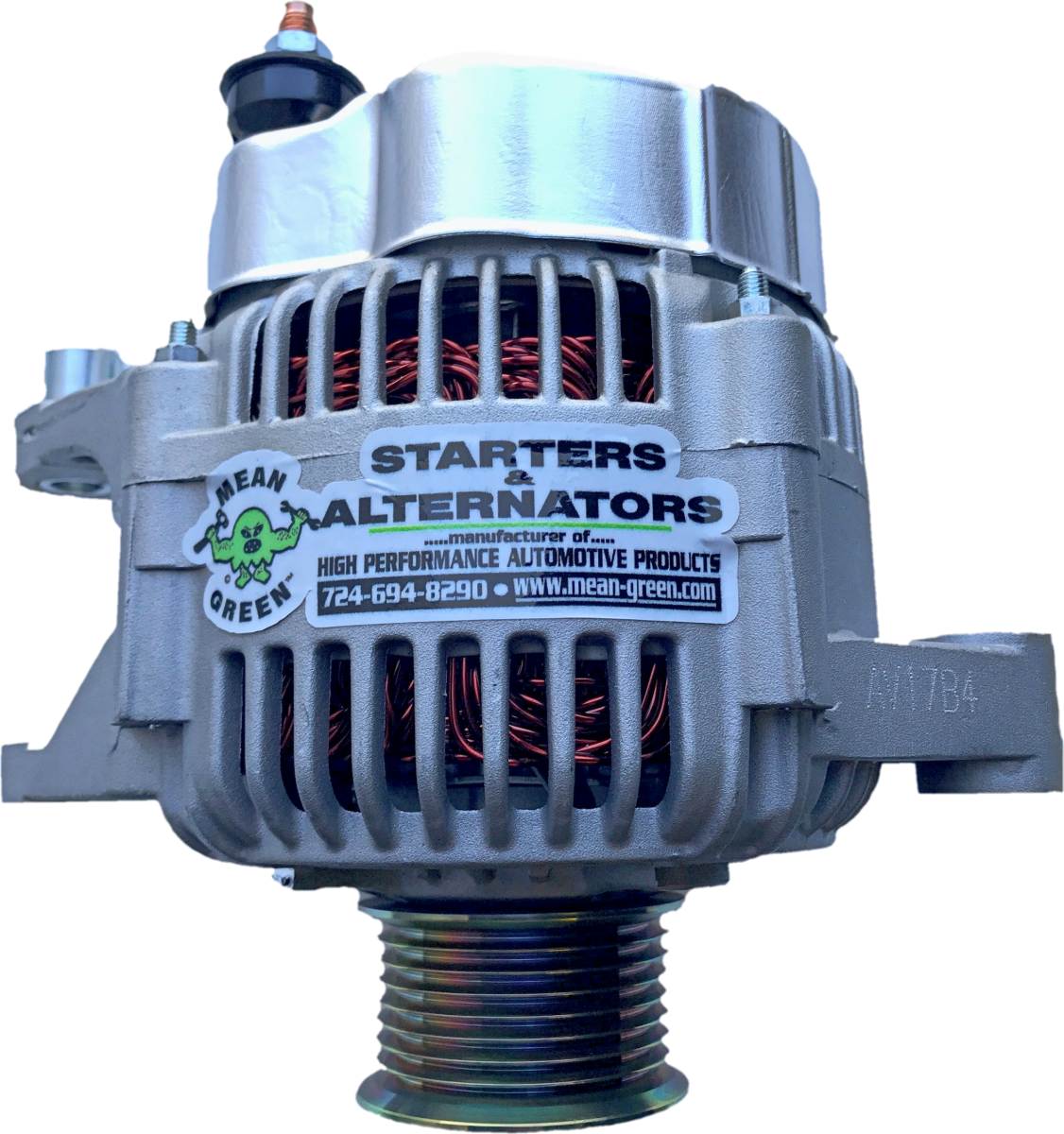 Image of Mean Green High Output Alternator For 99-02 5.9L Cummins