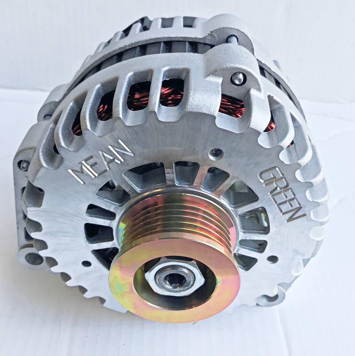 Image of Mean Green High Output Alternator For 96-00 GM 6.5L Diesel