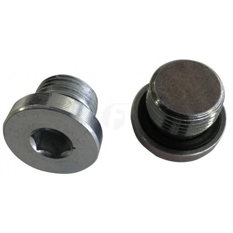 Image of Fleece Performance Turbo Coolant Delete Plugs For 07.5-18 6.7L Cummins