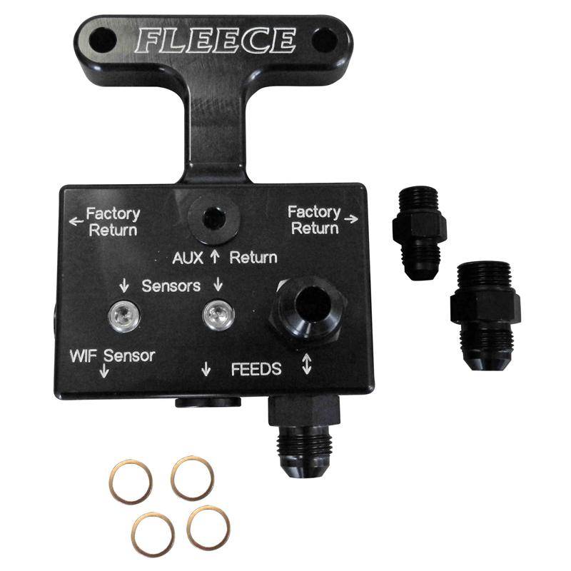 Image of Fleece Performance Fuel Distribution Block For 03-07 5.9L Cummins
