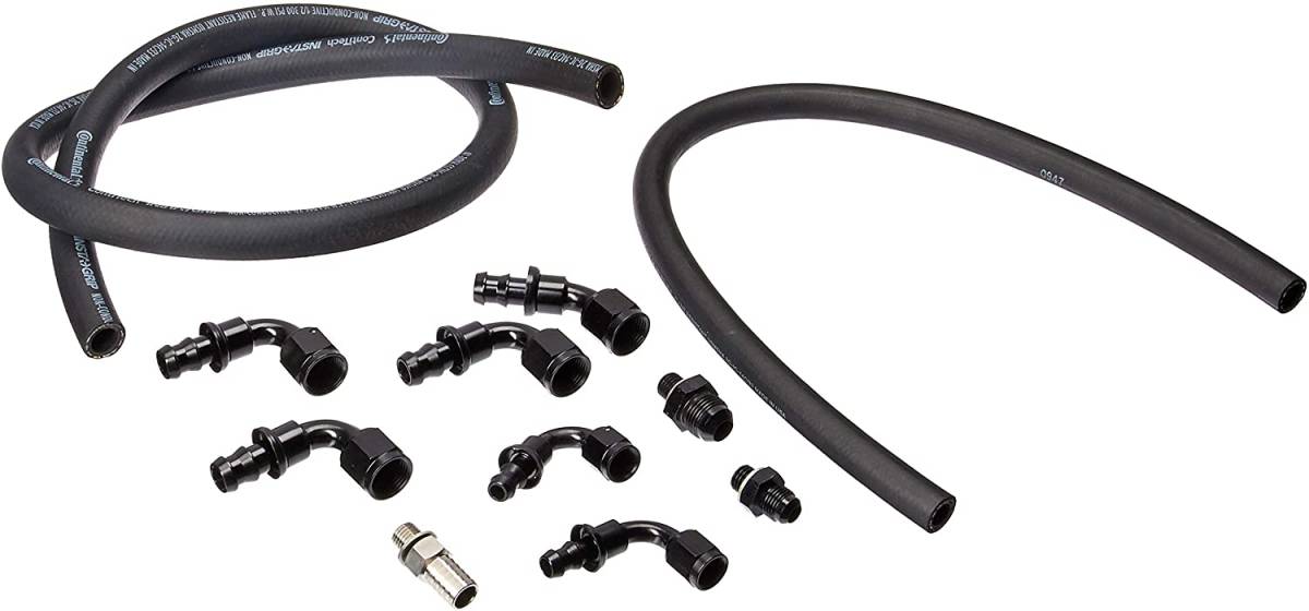 Image of Fleece Performance Fuel Distribution Block Hose & Fitting Kit For 03-07 5.9L Cummins