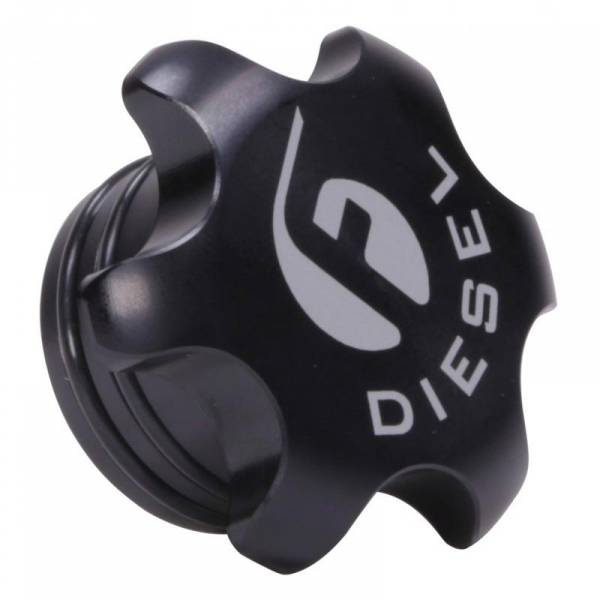 Image of Fleece Performance Black Billet Aluminum Fuel Cap For 13-19 6.7L Cummins