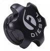 Image of Fleece Performance Black Billet Aluminum Fuel Cap For 13-19 6.7L Cummins