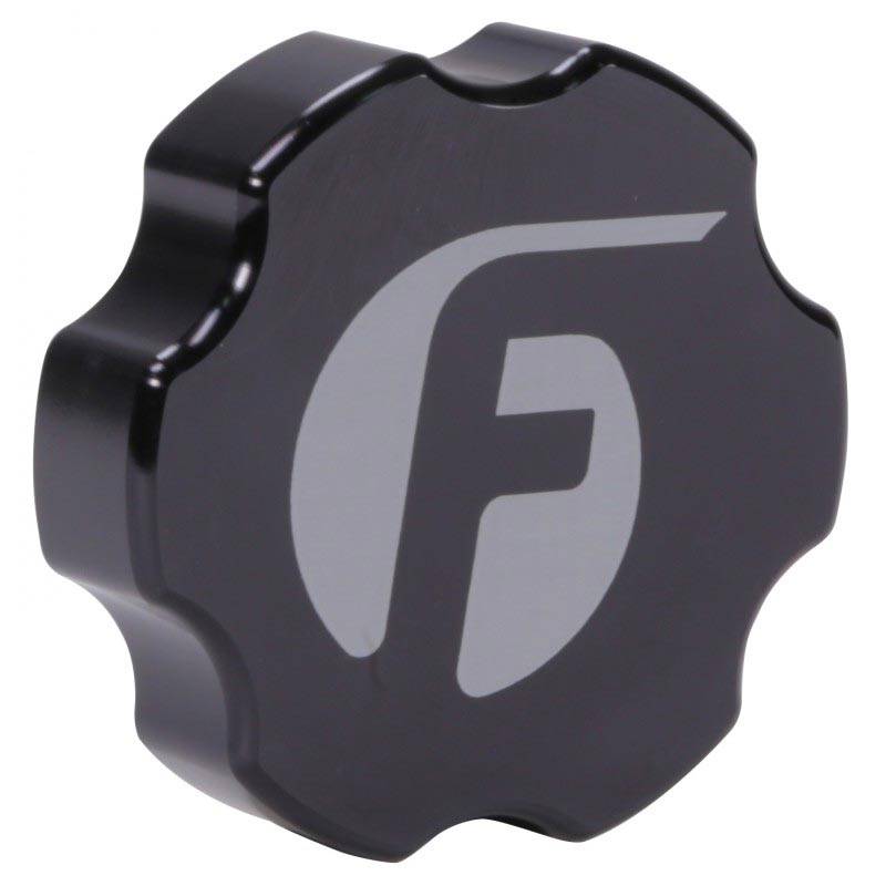 Image of Fleece Performance Black Billet Oil Cap Cover For 03-18 5.9L & 6.7L Cummins