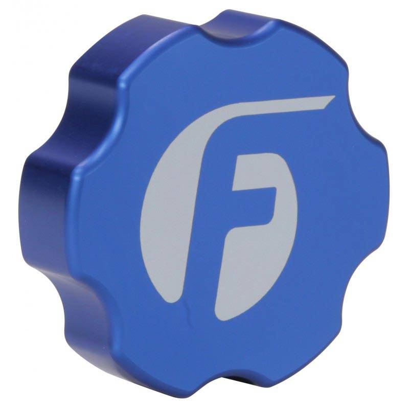 Image of Fleece Performance Blue Billet Oil Cap Cover For 03-18 5.9L & 6.7L Cummins