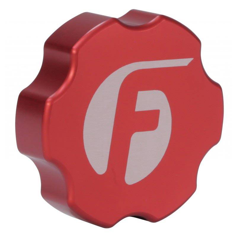 Image of Fleece Performance Red Billet Oil Cap Cover For 03-18 5.9L & 6.7L Cummins