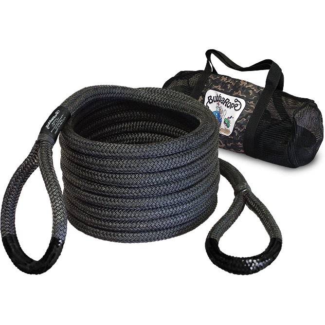 Image of Bubba Rope 7/8" Black 20 Foot Power Stretch Recovery Rope 28,600 Pound Breaking Strength