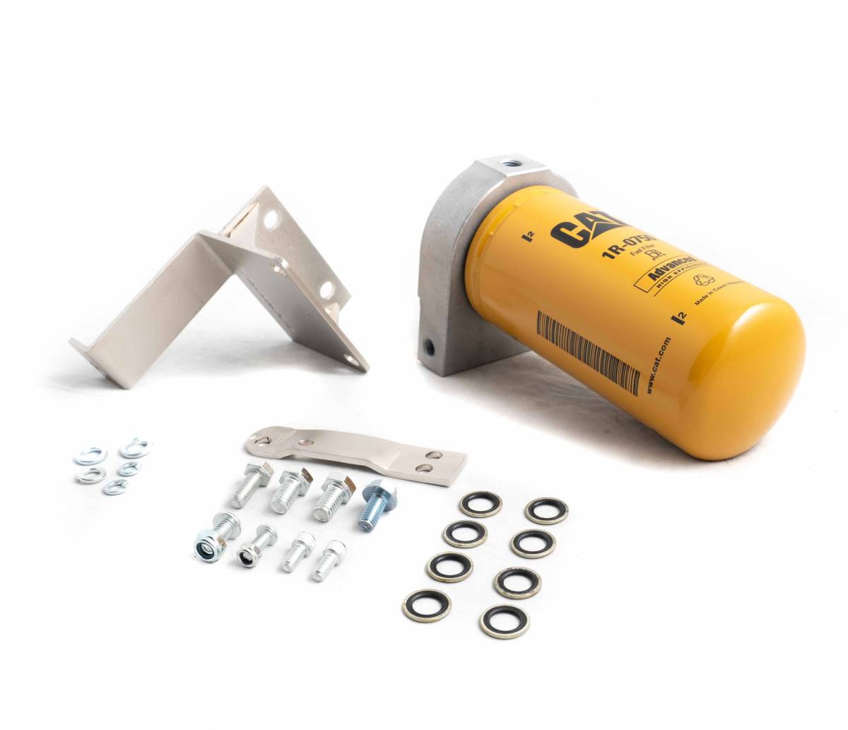 Image of Rudy's Raw CAT Fuel Filter Adapter For 2004.5-2007 Dodge Ram 5.9L Cummins Diesel