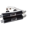 Image of HMF Racing Performance Black Dual Exhaust For 2014 Polaris RZR XP 1000