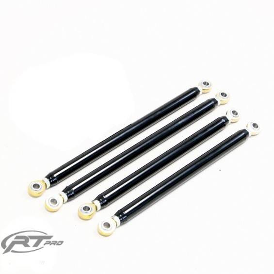 Image of RT Pro Super Heavy Duty Black Radius Rod Kit For 14-16 Polaris RZR XP 1000