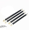 Image of RT Pro Super Heavy Duty Black Radius Rod Kit For 14-16 Polaris RZR XP 1000
