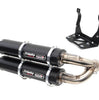 Image of Trinity Racing Slip-On Black Dual Exhaust For 17-23 Can-Am Maverick X3