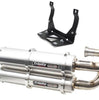 Image of Trinity Racing Full Brushed Dual Exhaust For 17-20 Can-Am Maverick X3