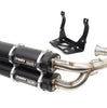 Image of Trinity Racing Full Black Dual Exhaust For 17-20 Can-Am Maverick X3
