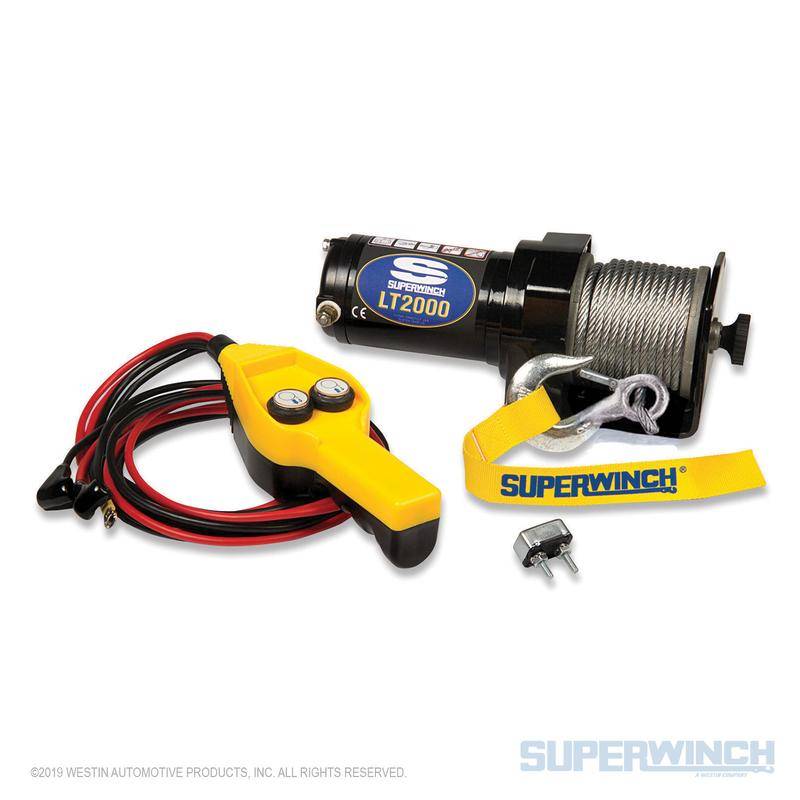 Image of Superwinch ATV/UTV Utility Winch 2,000 LB Capacity With 49' Steel Cable